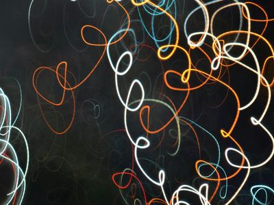 Abstract image showing lines of movement and energy flow.